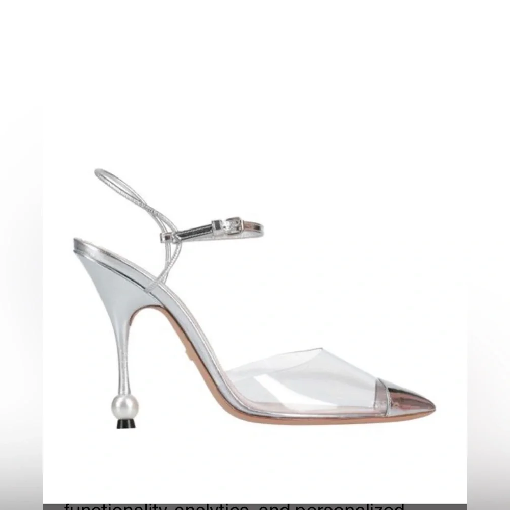Giambattista Valli PVC 105 Sculpture Heel Pumps.NWB. Flawed